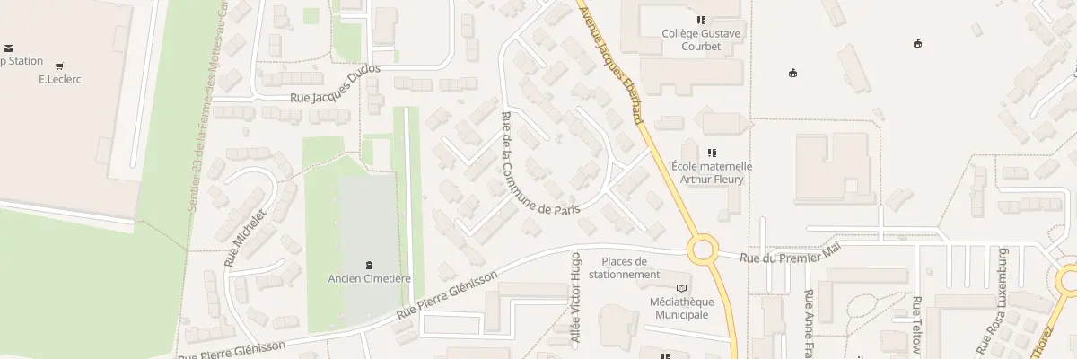 Plan du 23 Rue de la Commune de Paris à Gonfreville-l’Orcher