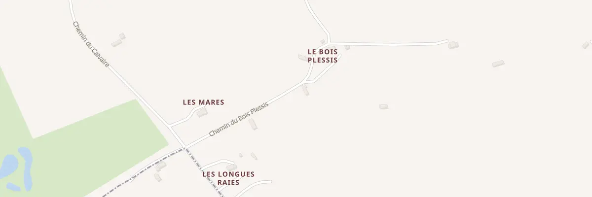 Plan du 134 Che du Bois Plessis à Saint-Julien-sur-Calonne