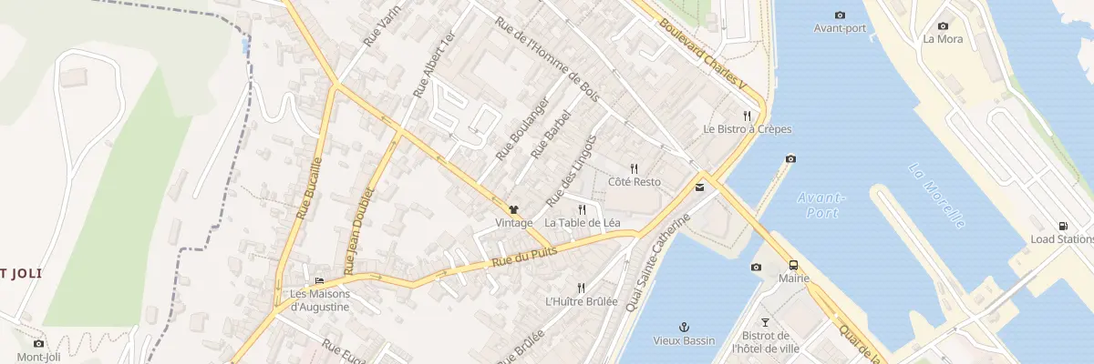 Plan du 30 Rue des Lingots à Honfleur