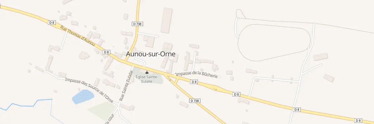 Plan du 89 Le Bourg à Aunou-sur-Orne