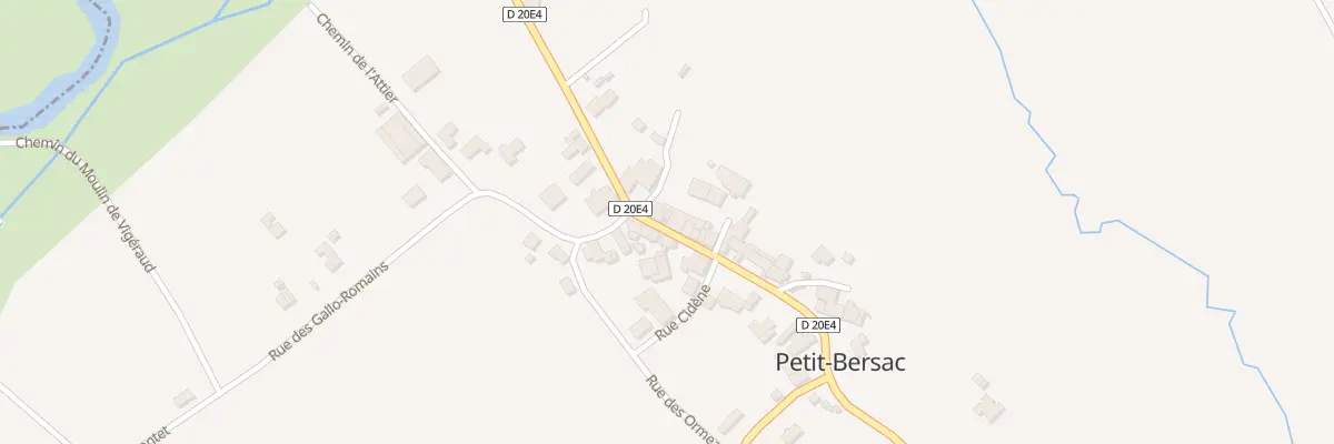 Plan du 6 Le Bourg à Petit-Bersac