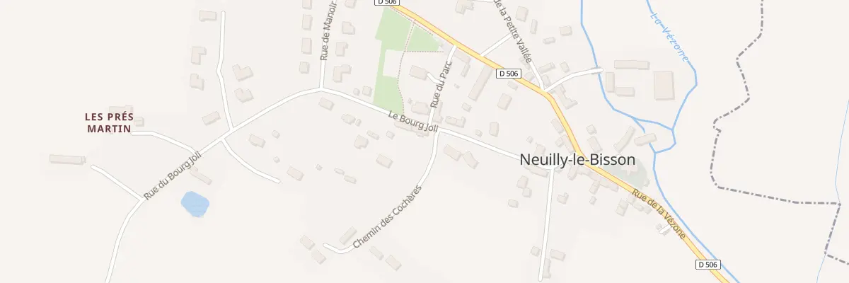 Plan du 8 Che des Cocheres à Neuilly-le-Bisson