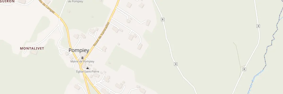 Plan de Jannette à Pompiey