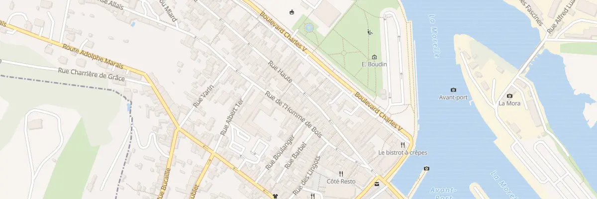 Plan du 43 Rue Haute à Honfleur