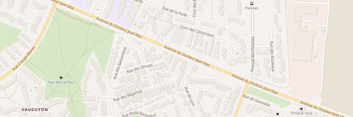 Plan du 324 Av du Docteur Jean Mac au Mans