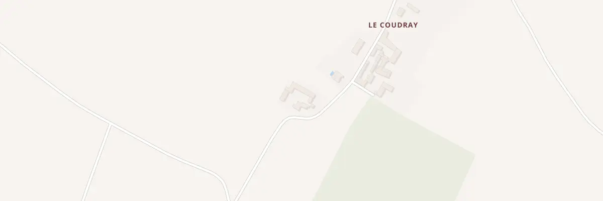Plan du 10 Le Coudray à Thurageau