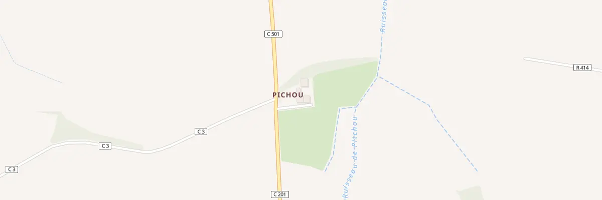 Plan du 5111 Pichou à Castillon-Debats