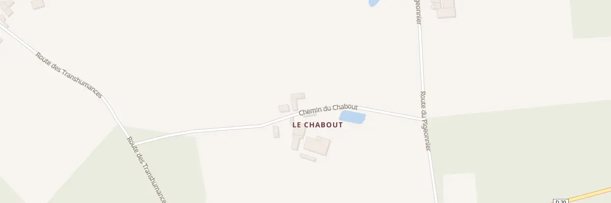 Plan du 109A Le Chabout à Petit-Bersac