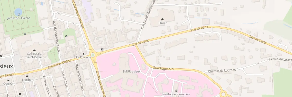 Plan du 1 Rue Roger Aini à Lisieux