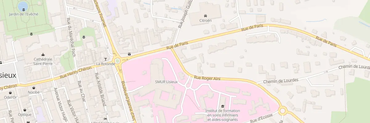 Plan du 5 Rue Roger Aini à Lisieux