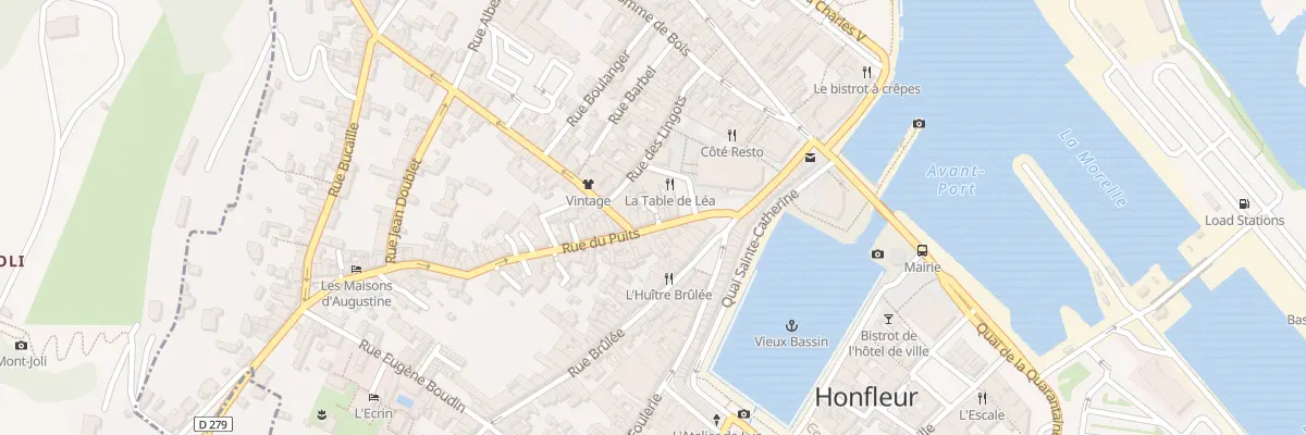 Plan du 6 Rue du Puits à Honfleur