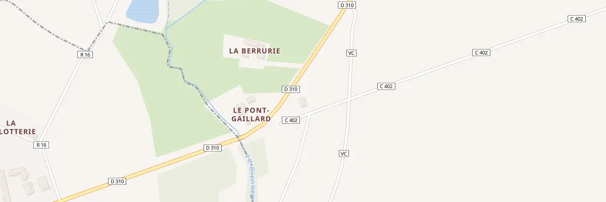 Plan du 5233 Le Pont Gaillard à Saint-Rémy-du-Val
