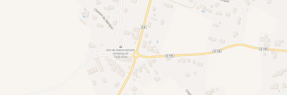 Plan du 2 Rte de Civray à Taizé-Aizie