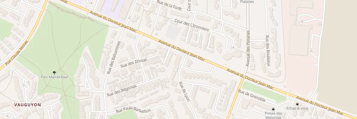 Plan du 4 Rue de Lyon au Mans