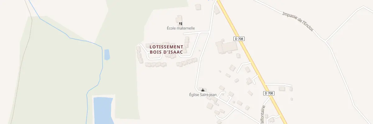 Plan du 103 Bois d’Isaac à La Roquille