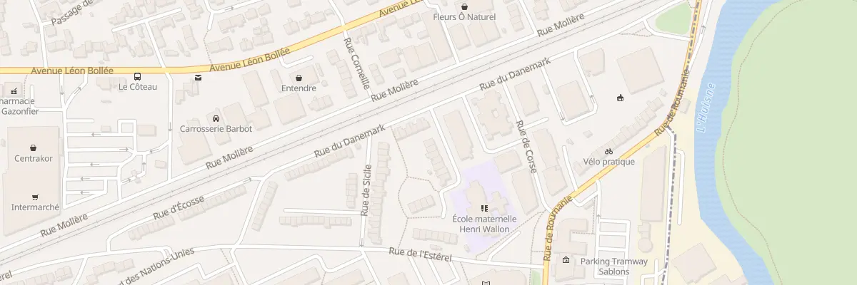 Plan du 4 Rue d’Andorre au Mans