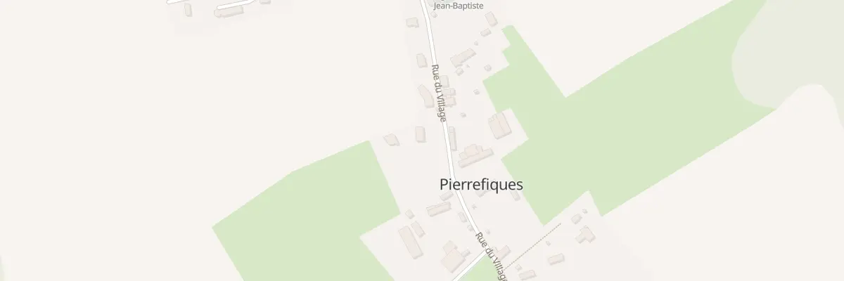 Plan du 833 Rue du Village à Pierrefiques