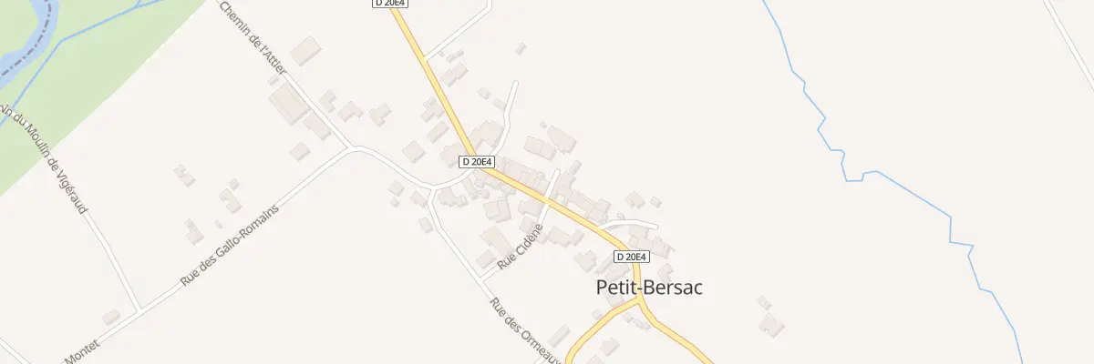 Plan du 9 Le Bourg à Petit-Bersac