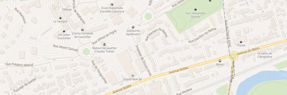 Plan du 73 Rue Joachim du Bellay au Mans