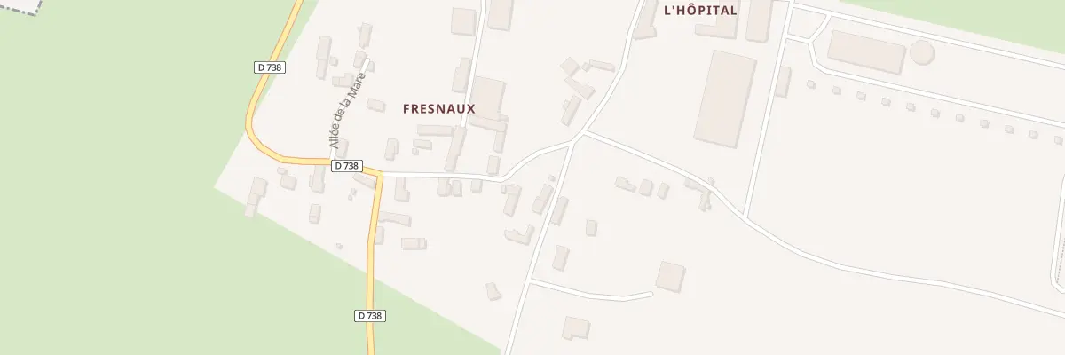 Plan du 3 Fresneaux à Aunou-sur-Orne
