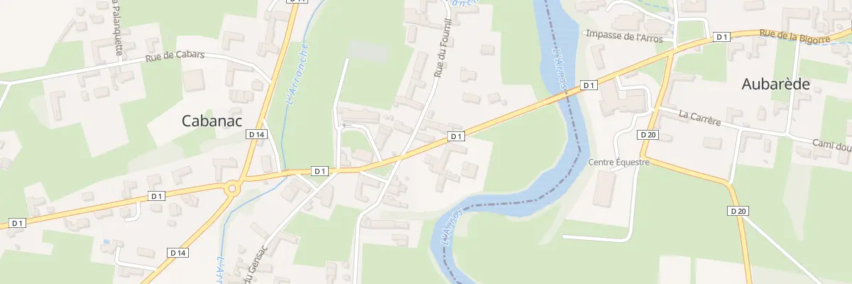 Plan du 31 Rte du Pays des Coteaux à Cabanac