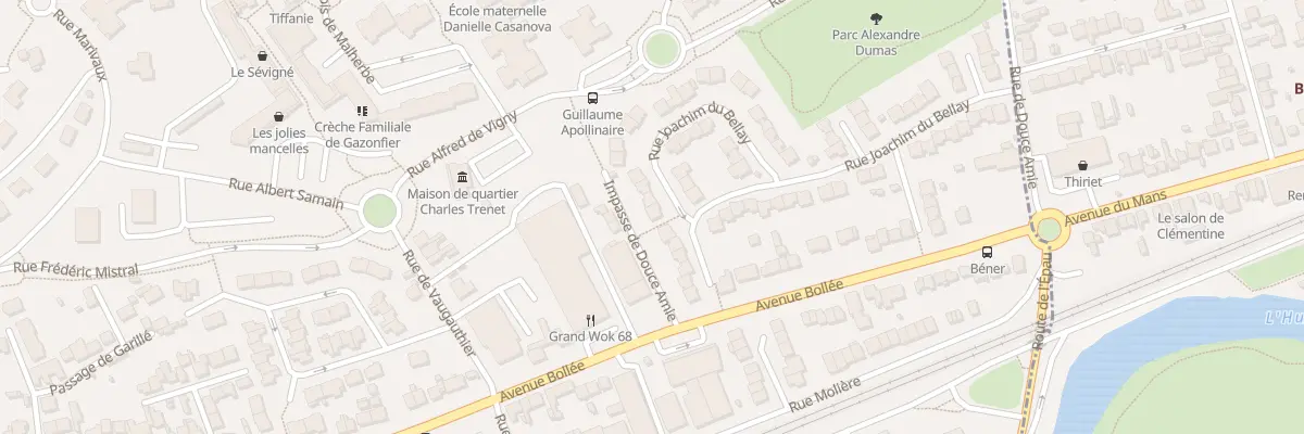Plan du 69 Rue Joachim du Bellay au Mans