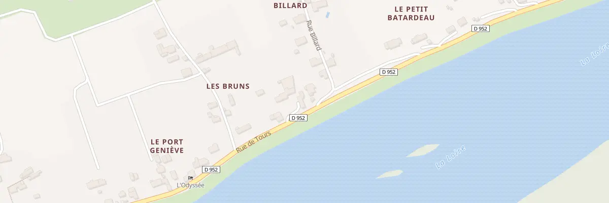 Plan du 5467 Rue Billard à La Chapelle-sur-Loire