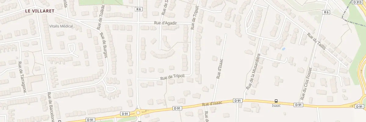 Plan du 76 Rue de Tripoli au Mans