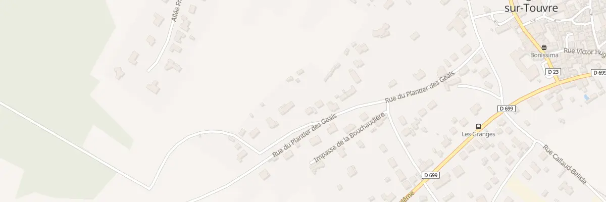 Plan du 26 Rue du Plantier des Geais à Magnac-sur-Touvre