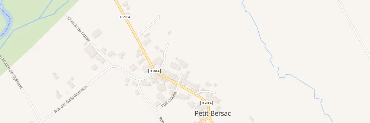 Plan du 11 Le Bourg à Petit-Bersac