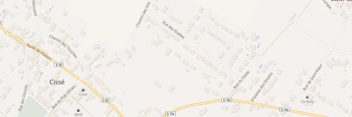 Plan du 19 Rue des Erables à Cissé