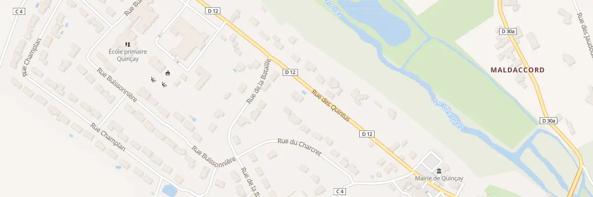 Plan du 5 Rue de la Bataille à Quinçay