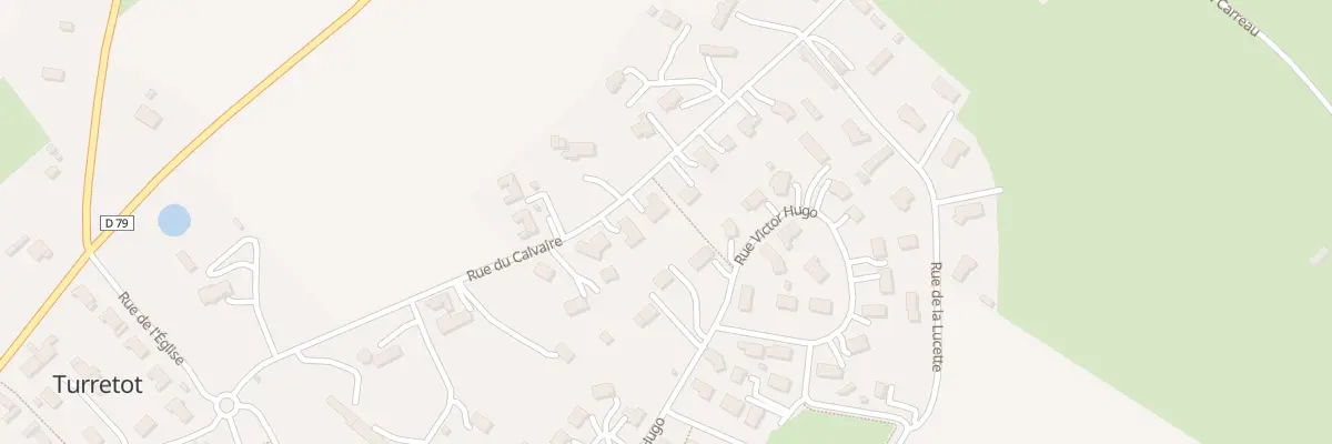 Plan du 312 Rue du Calvaire à Turretot