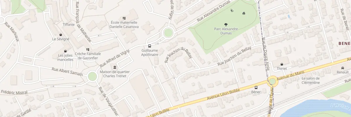Plan du 48 Rue Joachim du Bellay au Mans