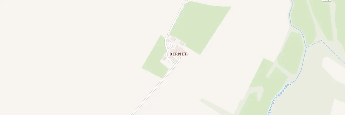 Plan du 5313 Au Bernet à Montréal
