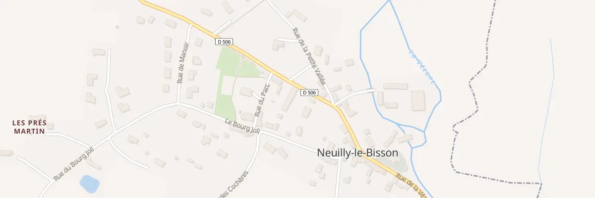 Plan du 245 Rue de la Vezone à Neuilly-le-Bisson