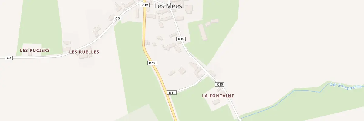 Plan du 12 Rue des Belles Filles aux Mées