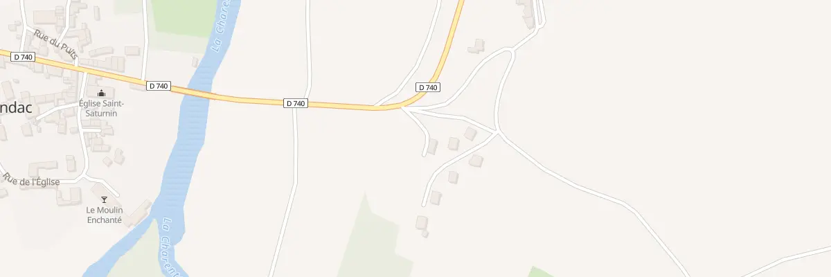 Plan du 2 Che de Becgrole à Condac