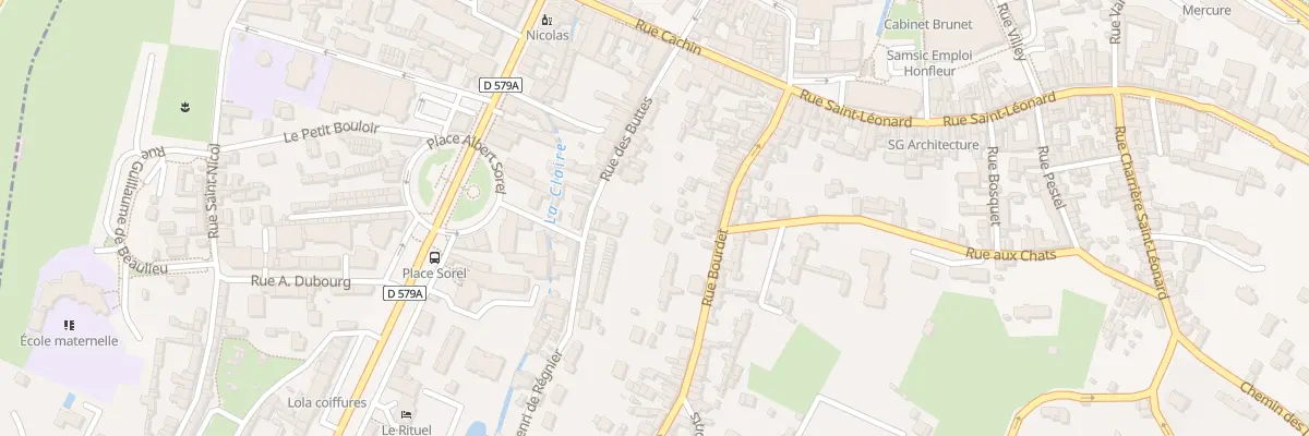 Plan du 23 Rue des Buttes à Honfleur