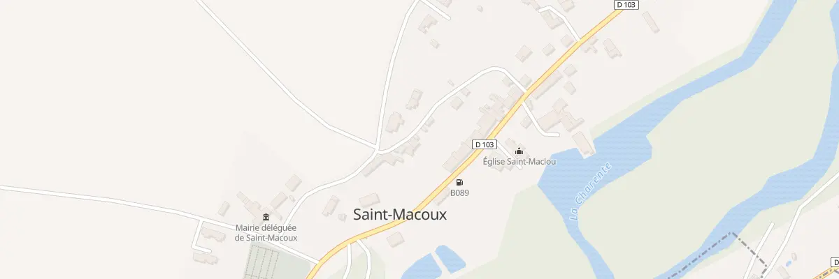 Plan du 108 Le Bourg de St Macoux à Val-de-Comporté