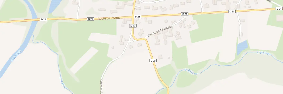 Plan du 1 Che de Seis à Goudon
