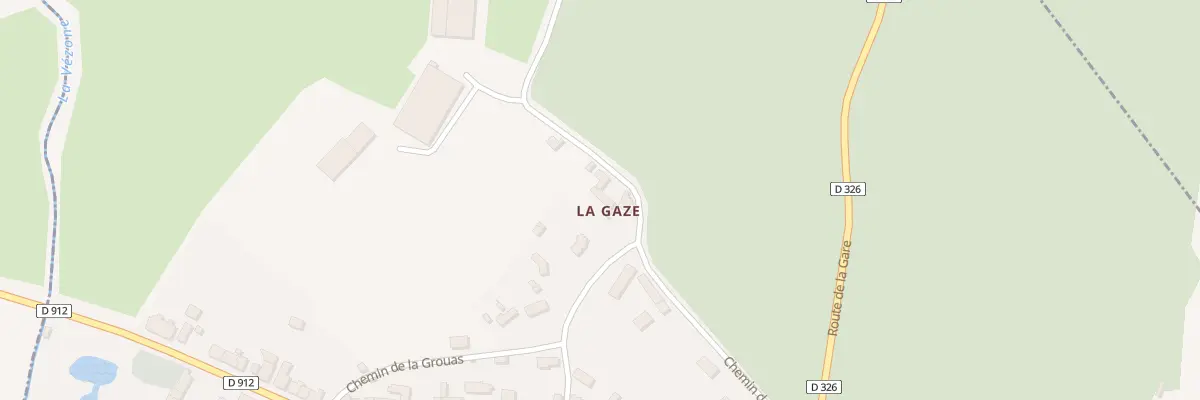 Plan du 59 La Gase au Ménil-Broût