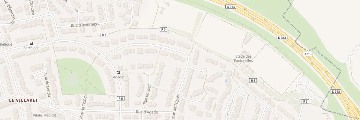 Plan du 34 Rue de Tripoli au Mans