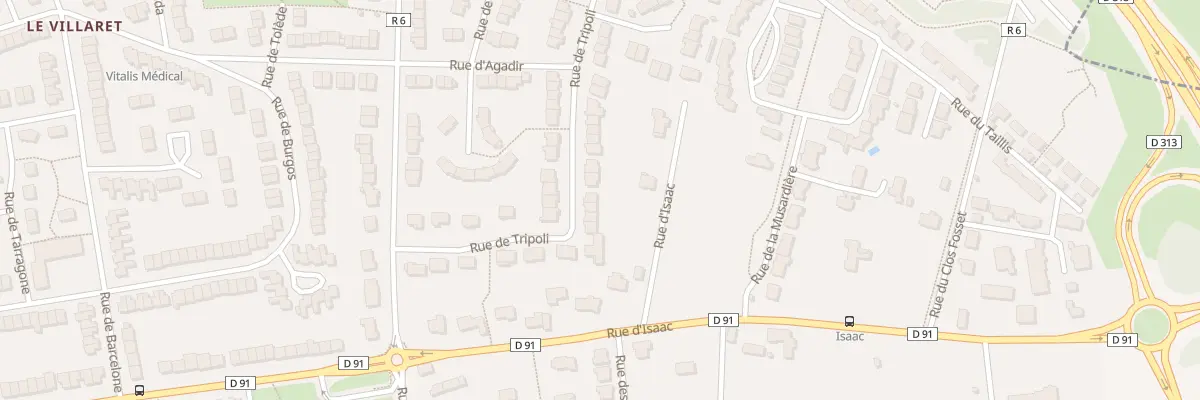 Plan du 155 Rue de Tripoli au Mans