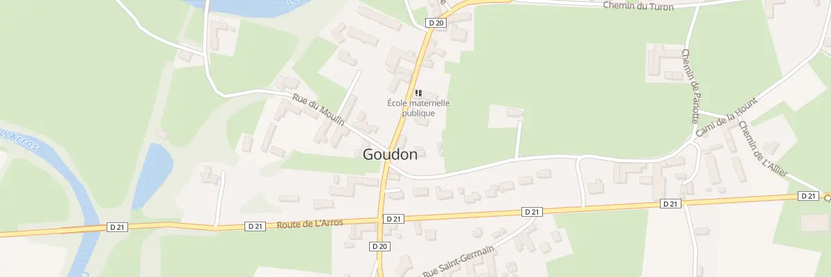 Plan du 8 Rue St Martin à Goudon