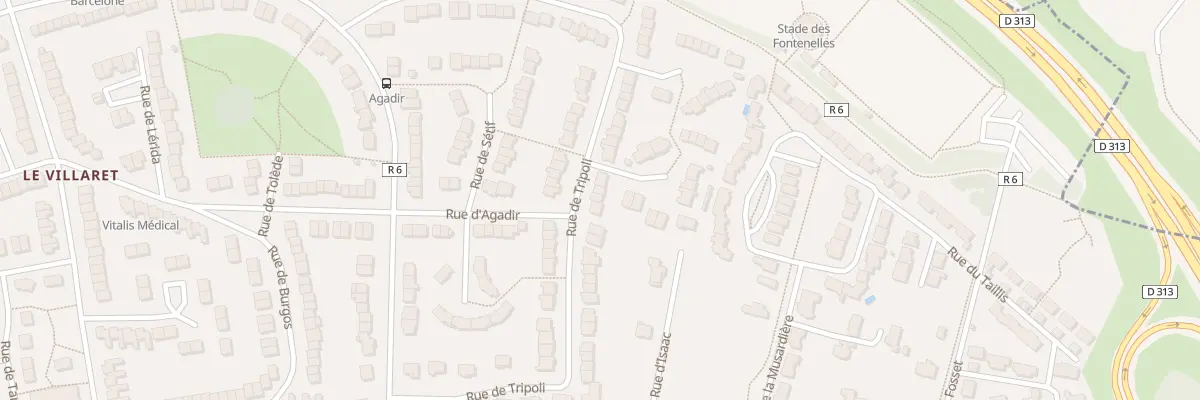 Plan du 133 Rue de Tripoli au Mans