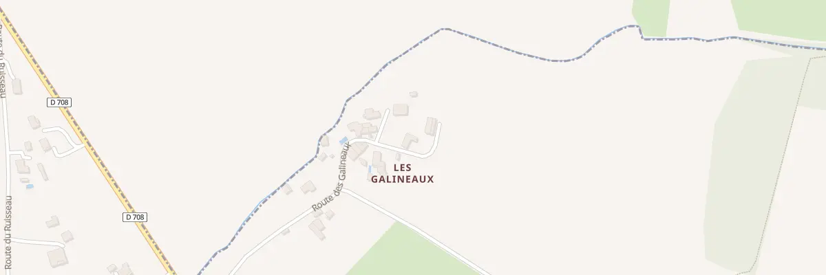Plan du 72 Les Galineaux Est à La Roquille