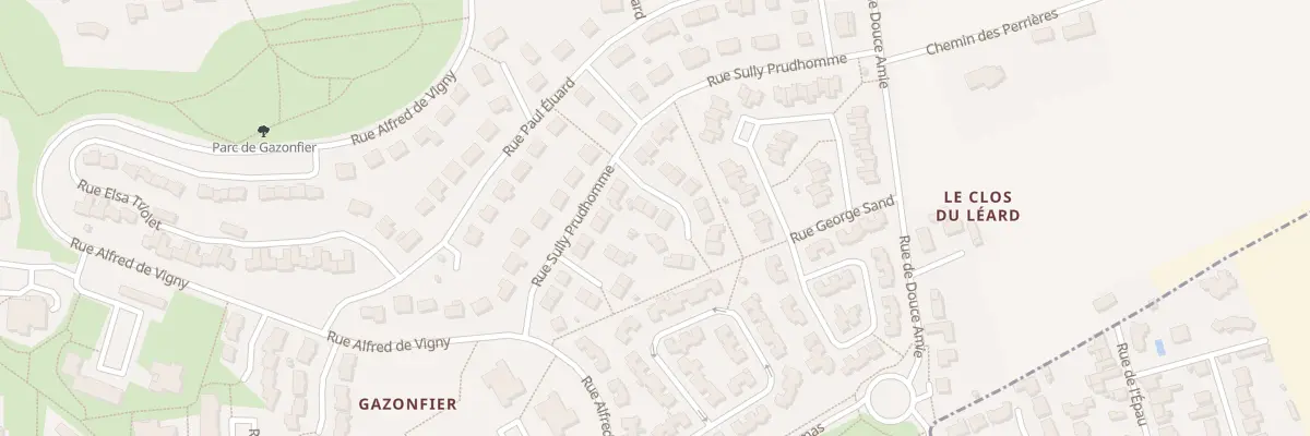 Plan du 8 Rue Sully Prud’Homme au Mans