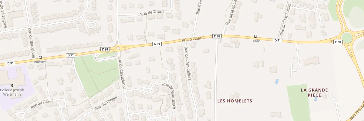 Plan du 27 Rue des Amandiers au Mans