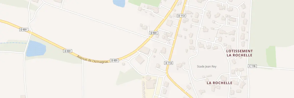 Plan du 2 Rue de la Ténarèze à Gondrin